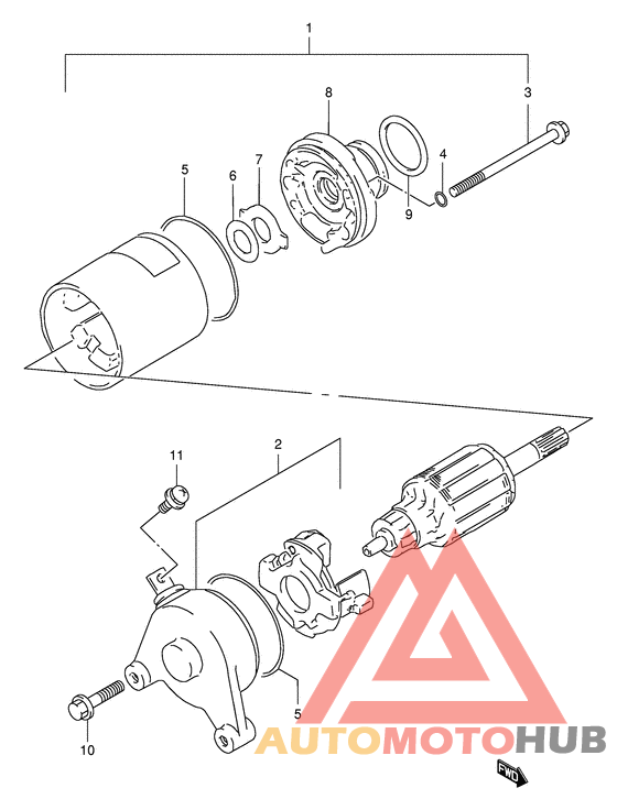 Стартерный мотор