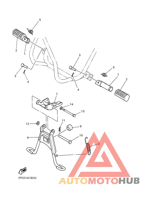 Stand & footrest