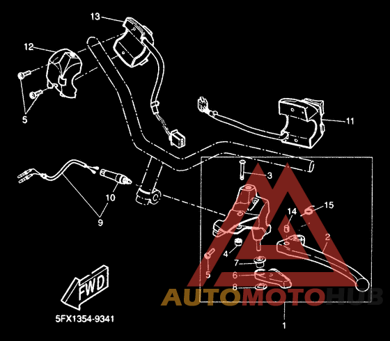 Handle switch. lever