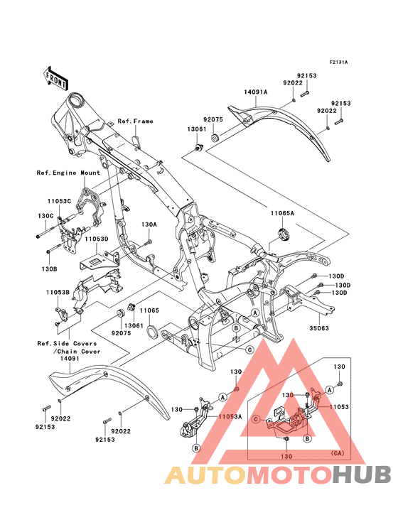 Рама ,крепежные детали