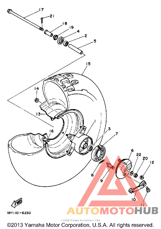 Переднее колесо