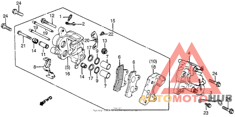 Передний суппорт
