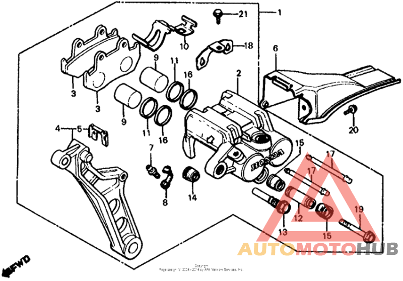 Задний суппорт