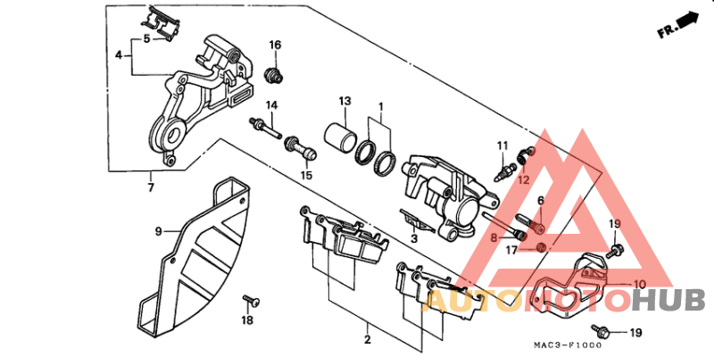 Задний суппорт