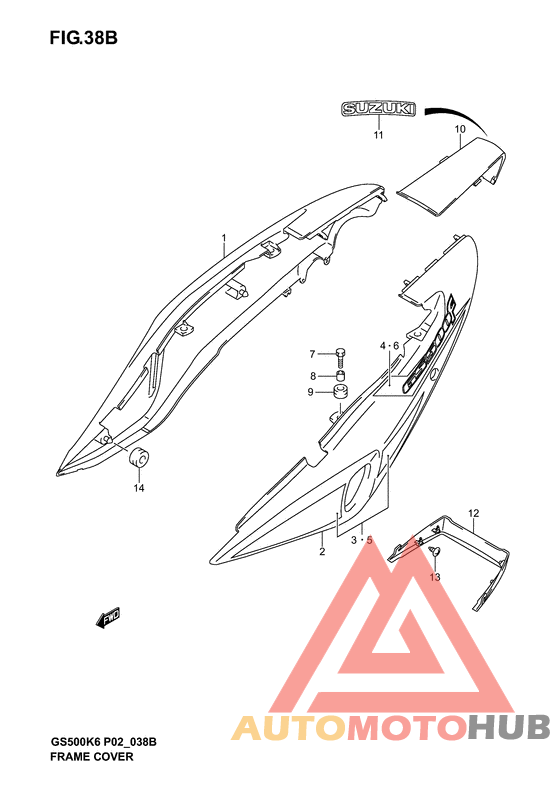Обтекатель задний