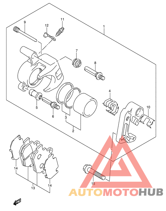 Передний суппорт