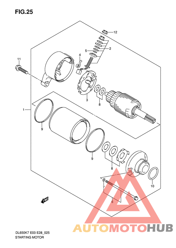 Стартерный мотор