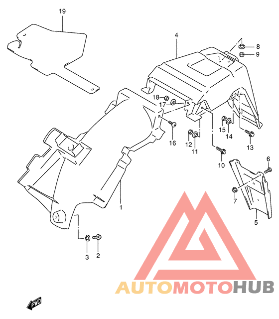 Заднее крыло