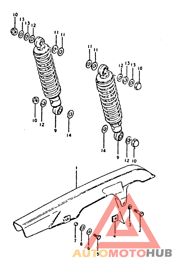 Chain case - shock absorber