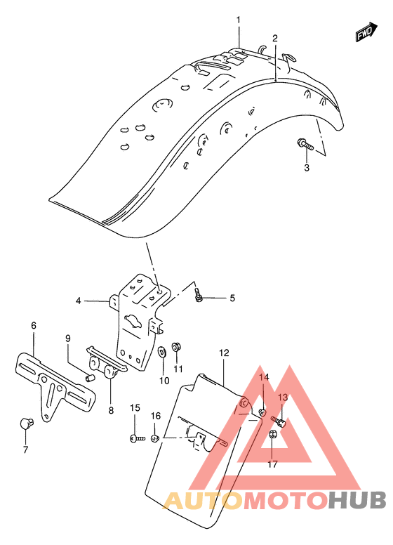 Заднее крыло