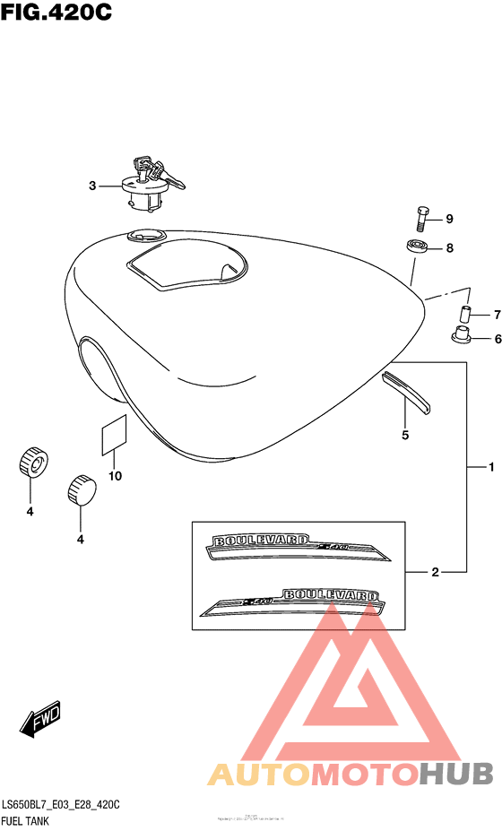 Fuel Tank (Ls650Bl7 E33)