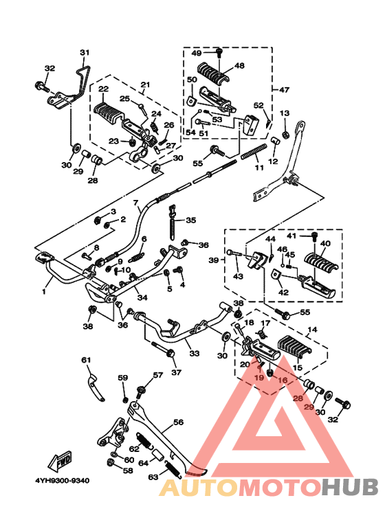 Support & repose pied