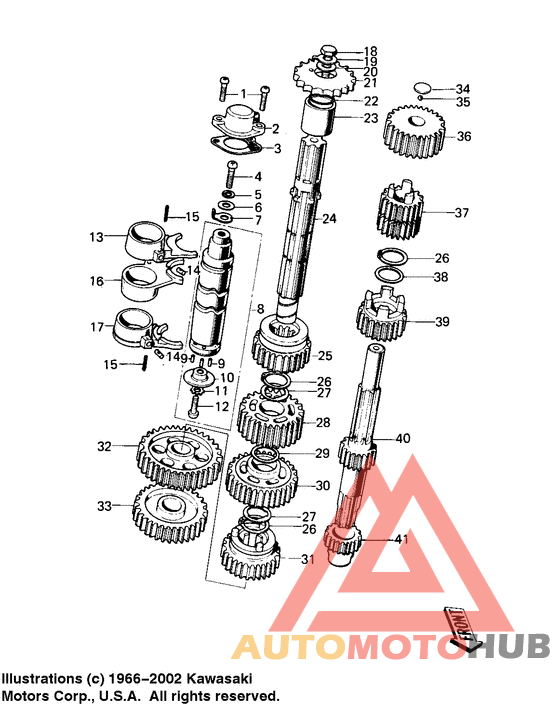 Transmission/change drum