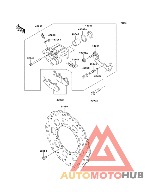 Передний суппорт