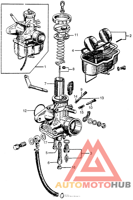 Right carburetor