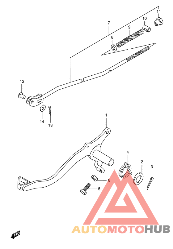 Передний суппорт