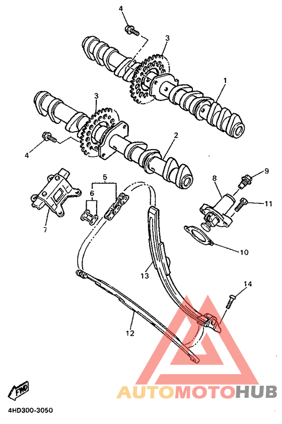 Camshaft. chain