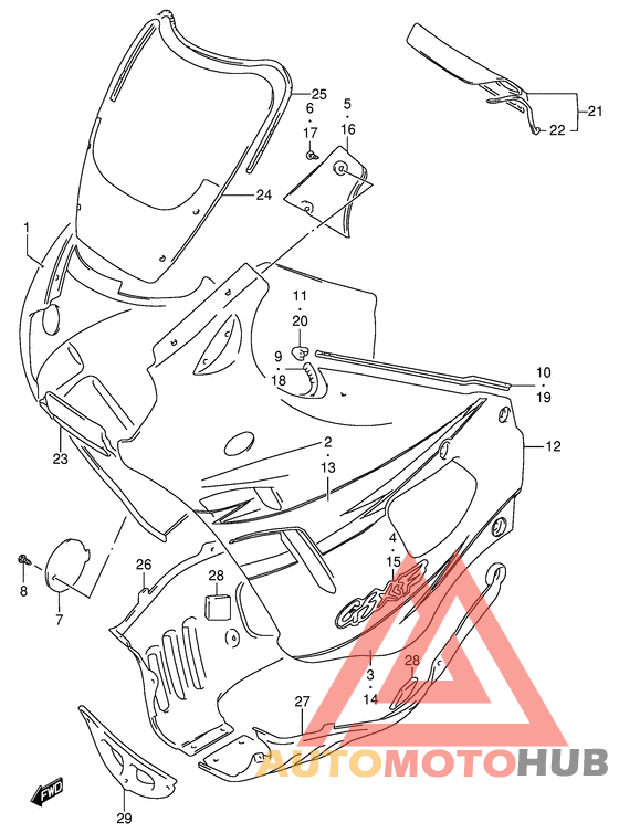 Cowling body