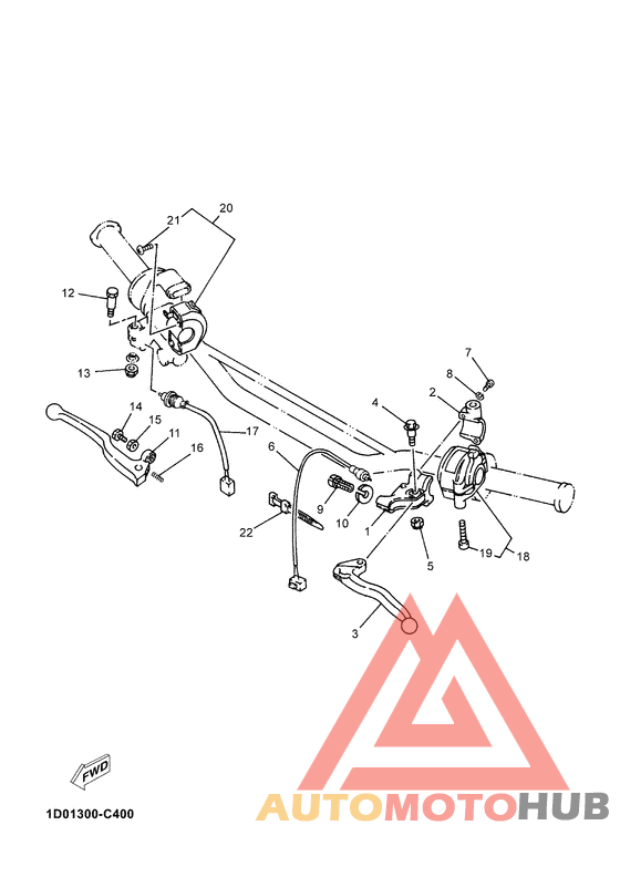 Handle switch. lever