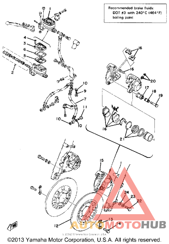 Double disc brake