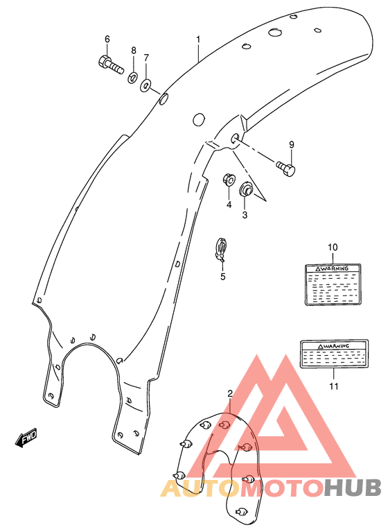 Заднее крыло