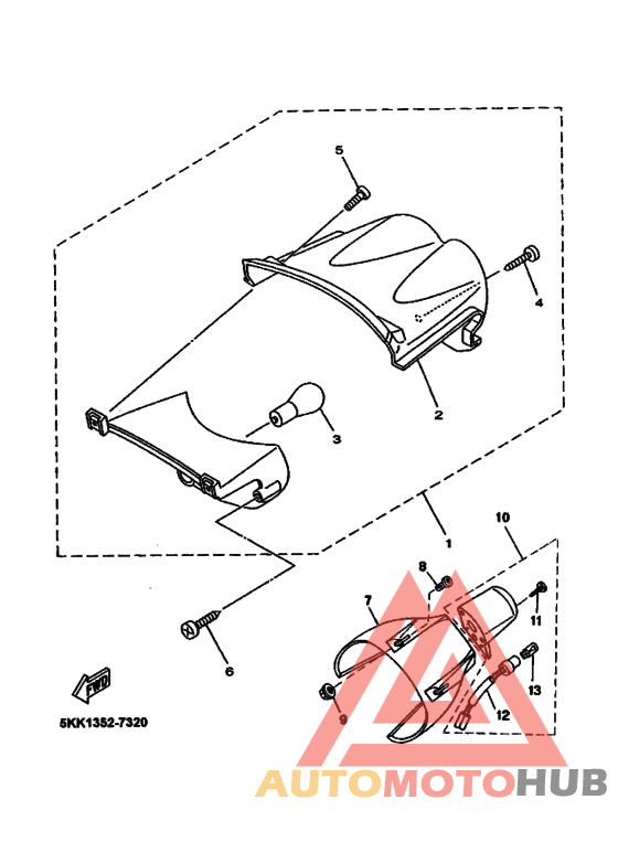 Taillight unit ass`y