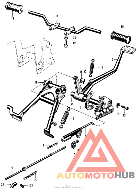 Main stand + step bar