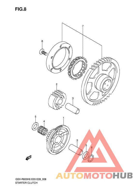 Муфта стартера