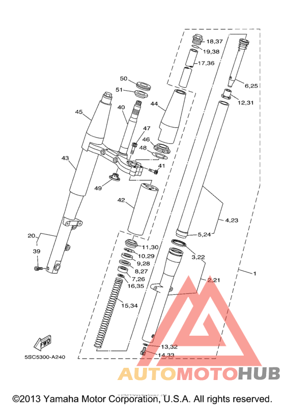 Передняя вилка