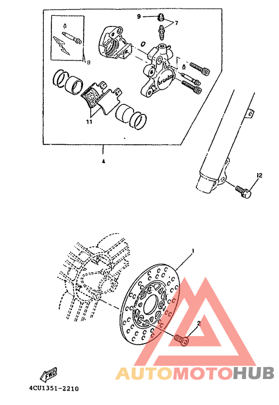 Передний тормоз