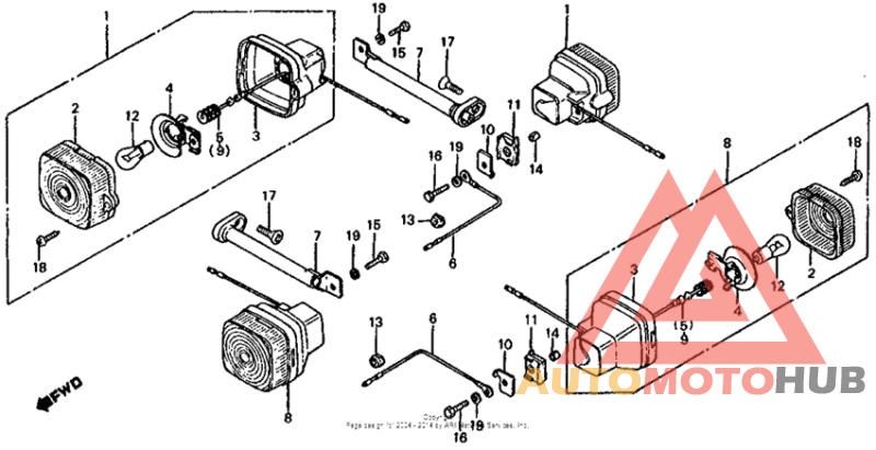 Задний фонарь