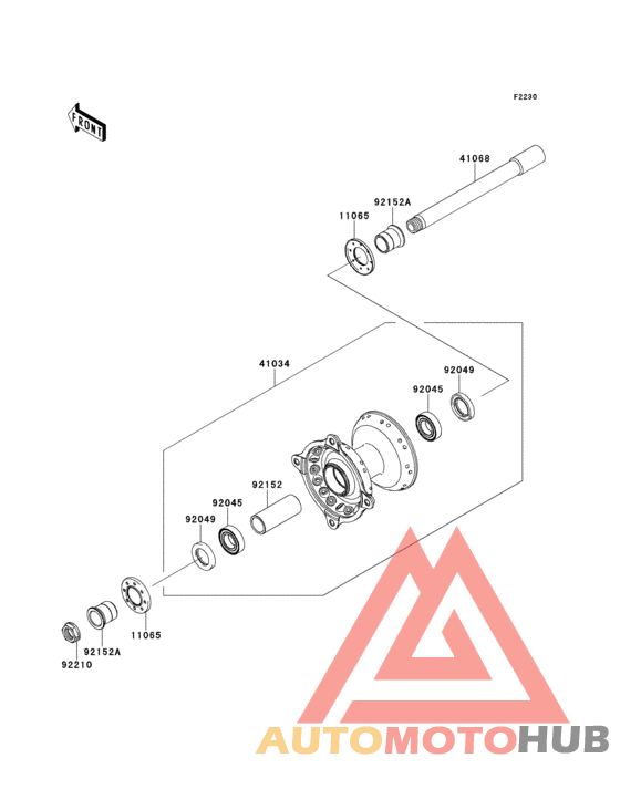 Переднее колесо
