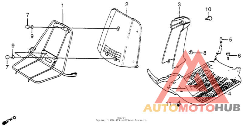 Front cover + leg shield