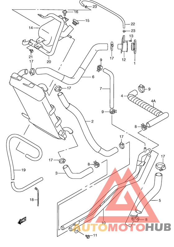 Радиатор hose