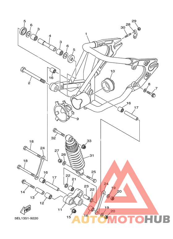 Rear arm. suspension