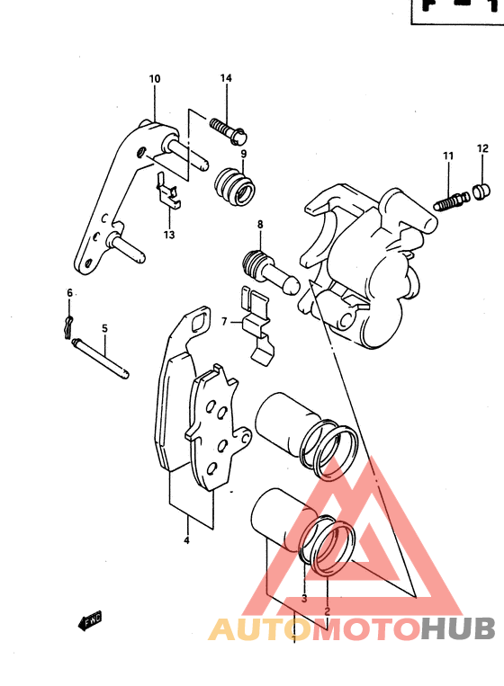 Передний суппорт