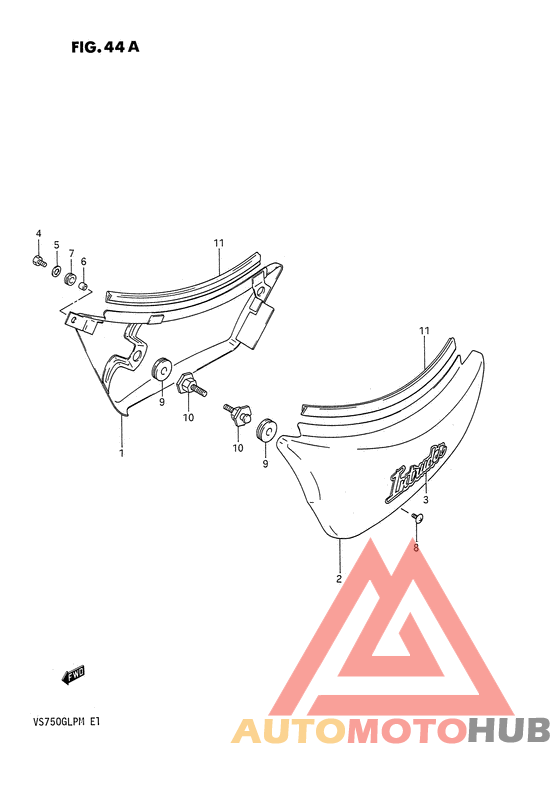 Обтекатель задний