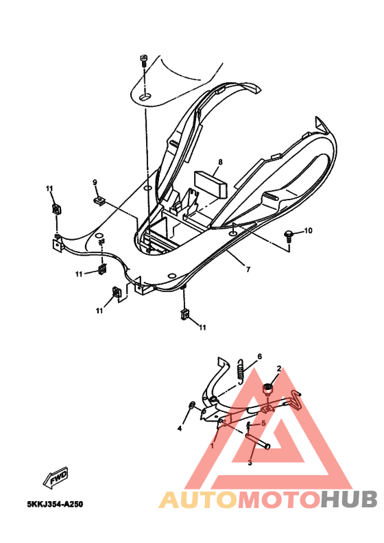 Support & repose pied