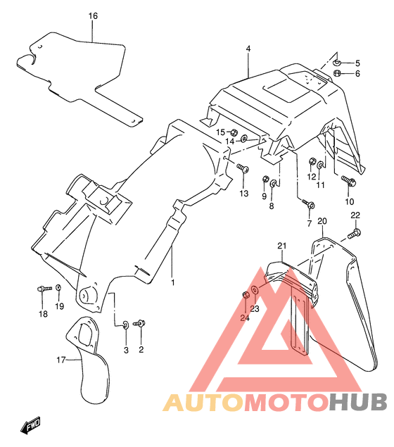 Заднее крыло
