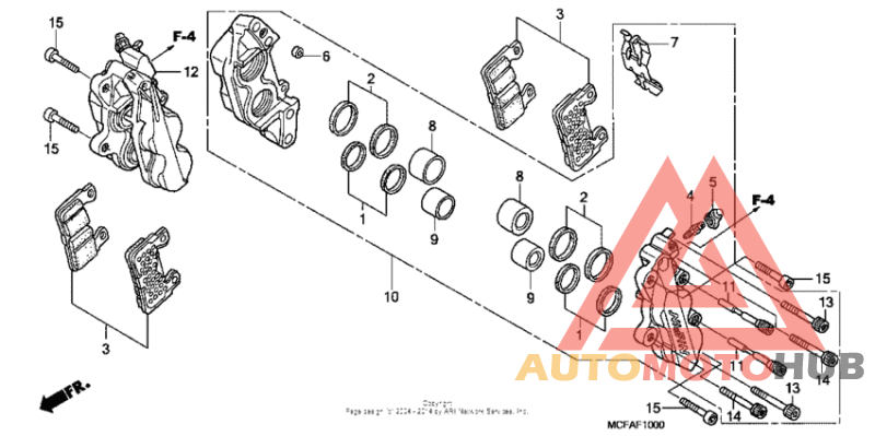 Передний суппорт