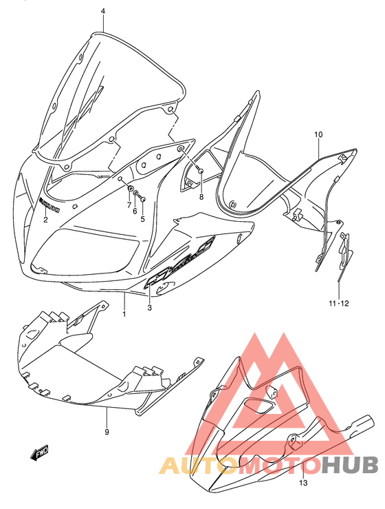 Cowling body