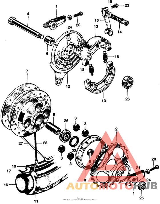 Переднее колесо