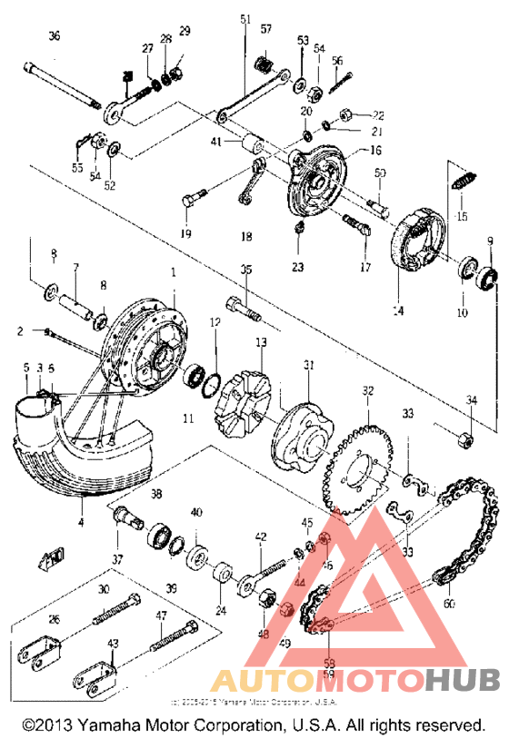 Переднее колесо