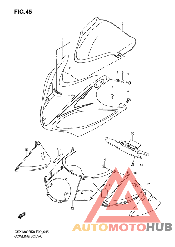 Cowling body
