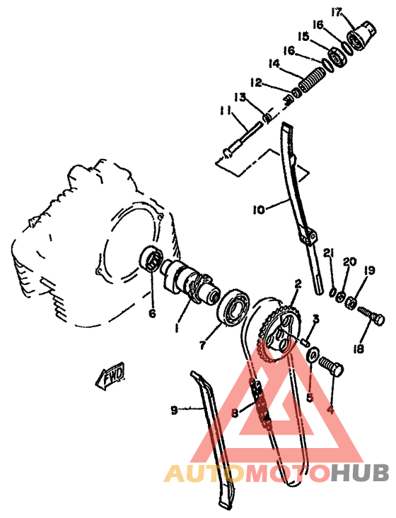 Camshaft. chain
