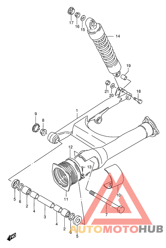 Маятник задний
