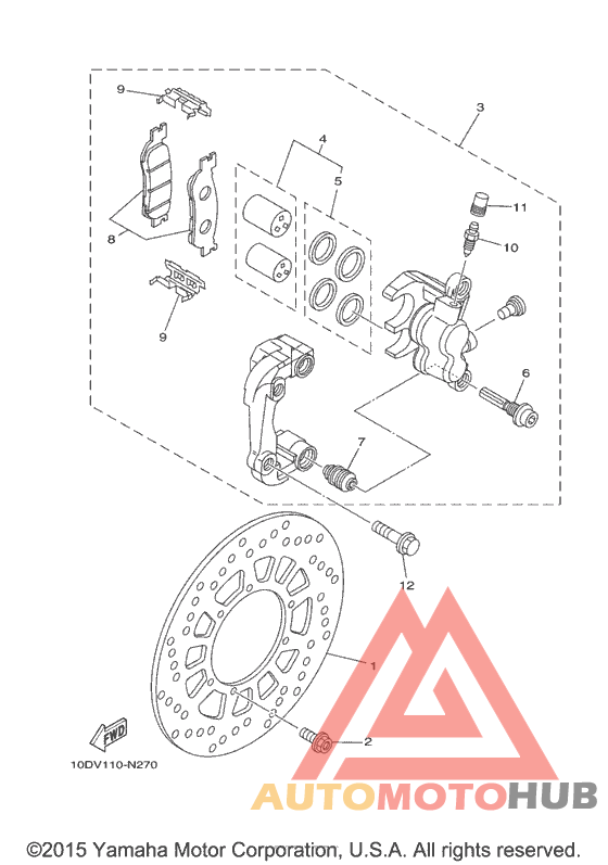 Передний суппорт