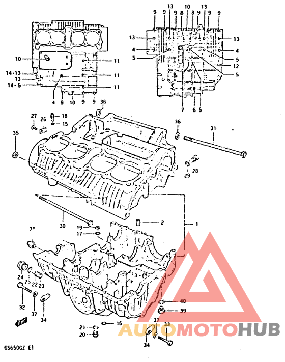 Картер двигателя