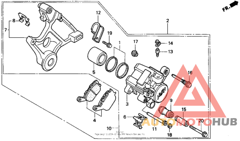 Задний суппорт