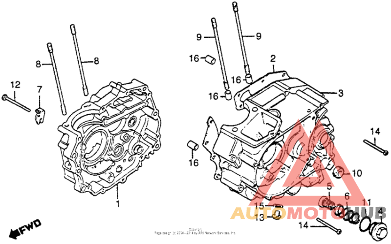 Картер двигателя
